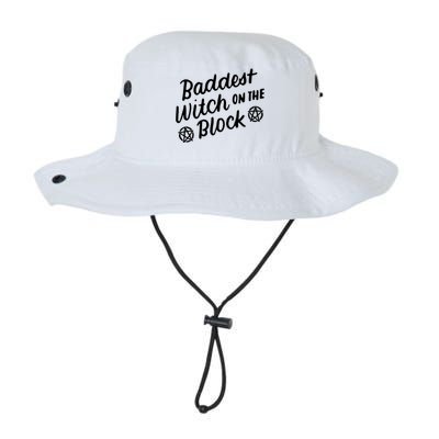 Baddest Witch On The Block Funny Halloween Teen Gift Legacy Cool Fit Booney Bucket Hat