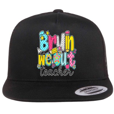 Bruh We Out Teachers Happy Last Day Of School Teacher Women Flatbill Hat