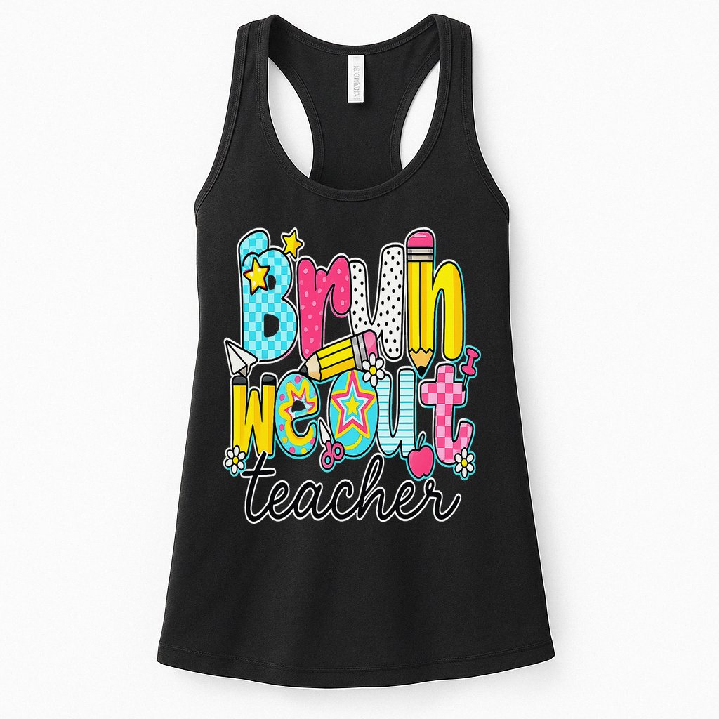 Bruh We Out Teachers Happy Last Day Of School Teacher Women Womens Tank Top