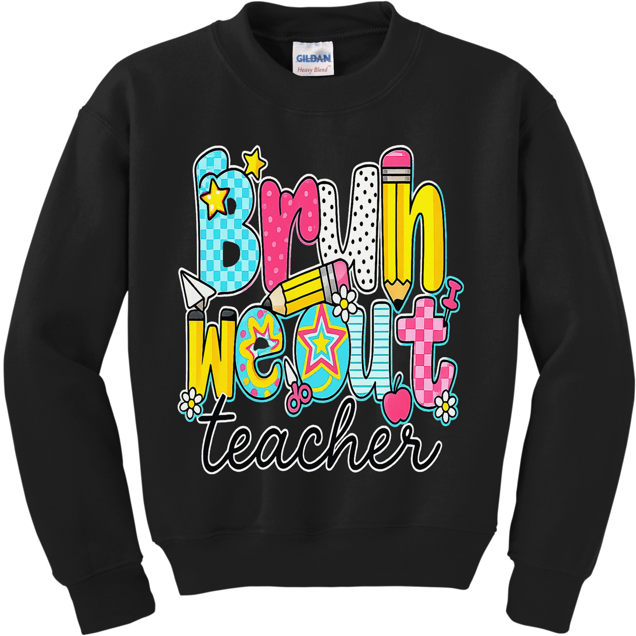 Bruh We Out Teachers Happy Last Day Of School Teacher Women Kids Sweatshirt