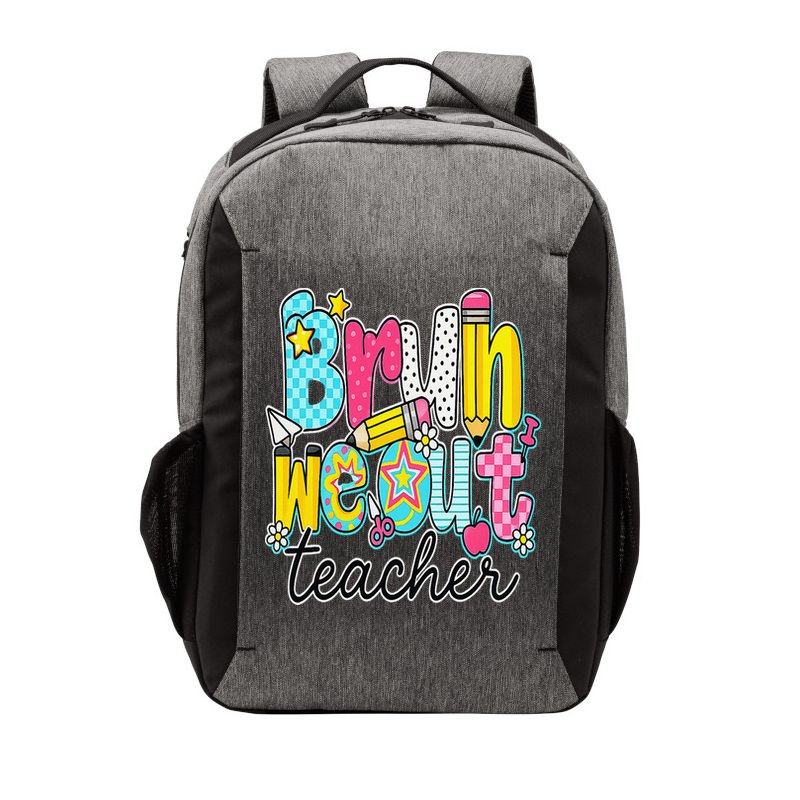 Bruh We Out Teachers Happy Last Day Of School Teacher Women Vector Backpack