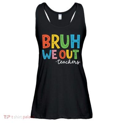 Bruh We Out Teachers Funny End Of School Year Teacher Ladies Essential Flowy Tank
