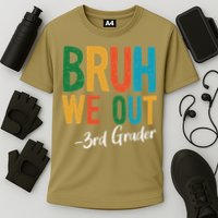 Bruh We Out 3rd Grade Teacher Last Day Of School 2025 Cooling Performance Crew T-Shirt