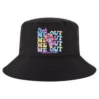 Bruh We Out Tie Dye Happy Last Day Of School Coquette Bow Cool Comfort Performance Bucket Hat