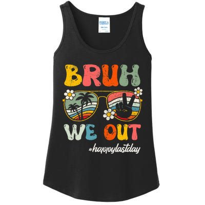 Bruh We Out Happy Last Day Of School Teacher Ladies Essential Tank