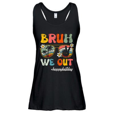 Bruh We Out Happy Last Day Of School Teacher Ladies Essential Flowy Tank