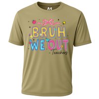 Bruh We Out Teachers Last Day Of School End Of Year Teacher Cooling Performance Crew T-Shirt