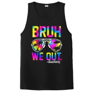 Bruh We Out Teachers Summer Tie Dye Last Day of School PosiCharge Competitor Tank