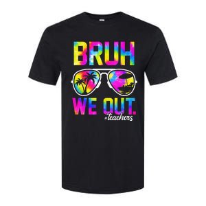 Bruh We Out Teachers Summer Tie Dye Last Day of School Softstyle CVC T-Shirt