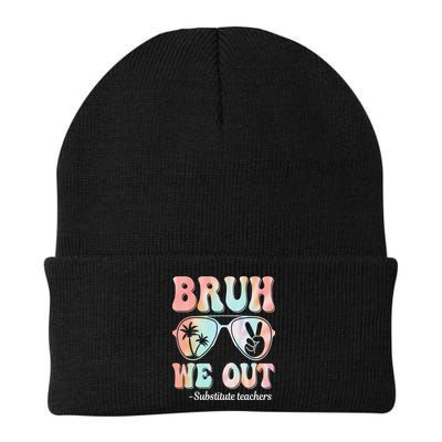Bruh We Out Substitute Teachers Happy Last Day Of School Beanie