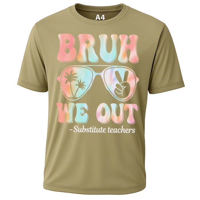 Bruh We Out Substitute Teachers Happy Last Day Of School Cooling Performance Crew T-Shirt