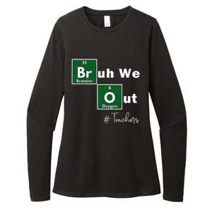 Bruh We Out Teachers Chemistry Periodic Table Womens CVC Long Sleeve Shirt