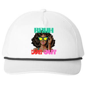 Bruh We Out Gift Snapback Five-Panel Rope Hat