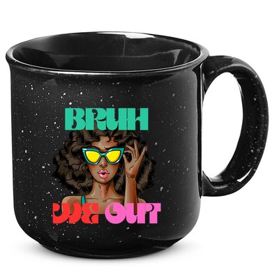 Bruh We Out Gift 15oz Campfire Ceramic Mug