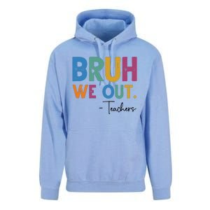 Bruh We Out Teachers Last Day Of School Unisex Surf Hoodie