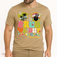 Bruh We Out Teachers Happy Last Day Of School Retro Groovy Performance Shirt