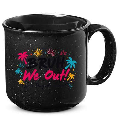 Bruh We Out Funny Last Day Of School Teacher 15oz Campfire Ceramic Mug
