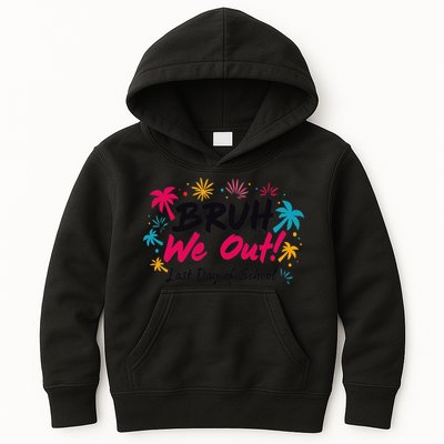Bruh We Out Funny Last Day Of School Teacher Kids Hoodie