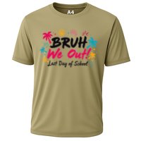 Bruh We Out Funny Last Day Of School Teacher Cooling Performance Crew T-Shirt