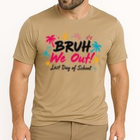 Bruh We Out Funny Last Day Of School Teacher Cooling Performance Crew T-Shirt