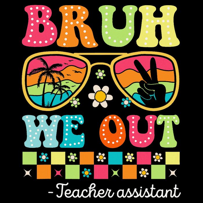 Bruh We Out Teacher Assistant Happy Last Day Of School Impact Tech Backpack