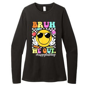 Bruh We Out Teachers Summer Glasses Happy Last Day Of School Gift Womens CVC Long Sleeve Shirt