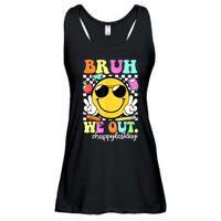 Bruh We Out Teachers Summer Glasses Happy Last Day Of School Gift Ladies Essential Flowy Tank