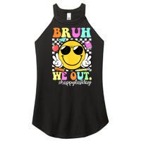 Bruh We Out Teachers Summer Glasses Happy Last Day Of School Gift Women's Perfect Tri Rocker Tank