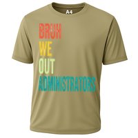 Bruh We Out Administrator End Of School Year Teacher Summer Cooling Performance Crew T-Shirt