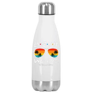 Bruh We Out Teachers End Of School Year Teacher Hello Summer Stainless Steel Insulated Water Bottle