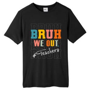 Bruh We Out Teachers End Of School Year Tall Fusion ChromaSoft Performance T-Shirt