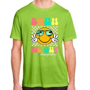 Bruh We Out Happy Last Day Of School Adult ChromaSoft Performance T-Shirt