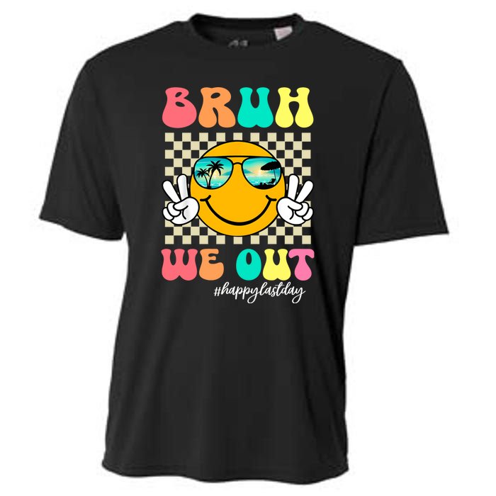 Bruh We Out Happy Last Day Of School Cooling Performance Crew T-Shirt