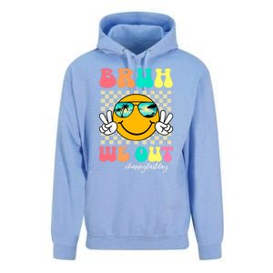 Bruh We Out Happy Last Day Of School Unisex Surf Hoodie