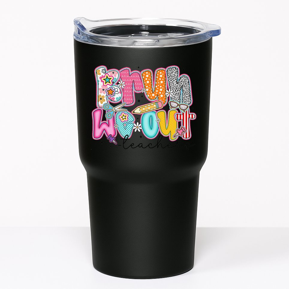 Bruh We Out Teacher Summer Last Dat Of School Teacher Tumbler