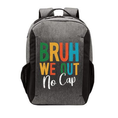 Bruh We Out No Cap Funny Last Day Of School 2025 Graduation Vector Backpack