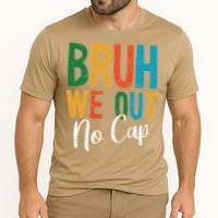 Bruh We Out No Cap Funny Last Day Of School 2025 Graduation Cooling Performance Crew T-Shirt