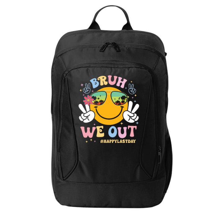 Bruh We Out Happy Last Day Of School Teacher Boy Girl Summer City Backpack