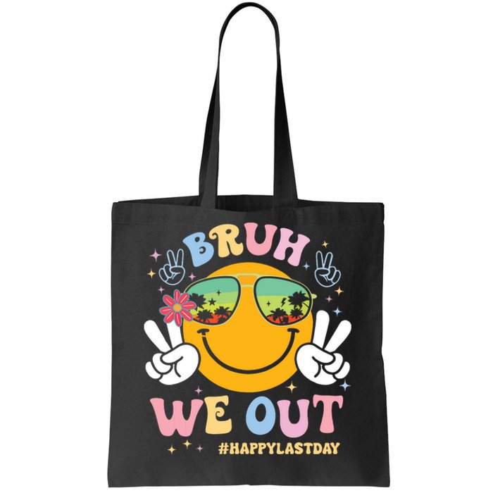 Bruh We Out Happy Last Day Of School Teacher Boy Girl Summer Tote Bag