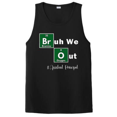 Bruh We Out Assistant Principal Teachers Summer Chemistry PosiCharge Competitor Tank