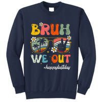 Bruh We Out Happy Last Day Of School Teacher Boy Girl Summer Sweatshirt