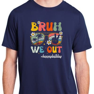 Bruh We Out Happy Last Day Of School Teacher Boy Girl Summer Adult ChromaSoft Performance T-Shirt