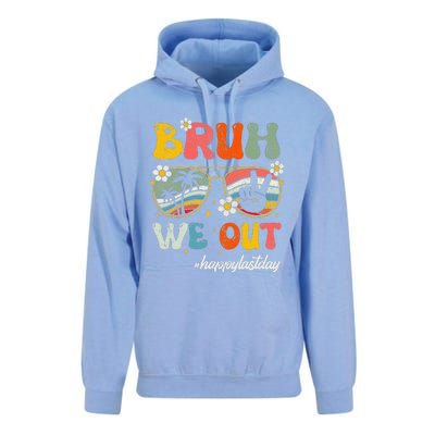 Bruh We Out Happy Last Day Of School Teacher Boy Girl Summer Unisex Surf Hoodie