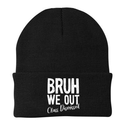 Bruh We Out Class Dismissed Last Day Of School 2025 Summer  Beanie