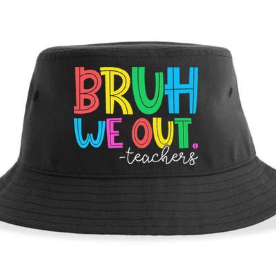 Bruh We Out Teachers Student Happy Last Day Of School Summer Sustainable Bucket Hat