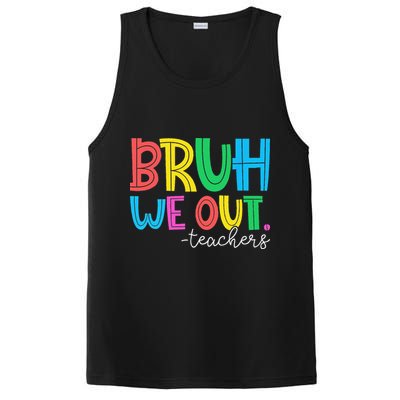 Bruh We Out Teachers Student Happy Last Day Of School Summer PosiCharge Competitor Tank