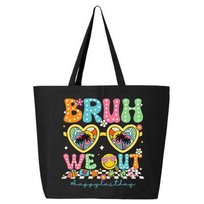 Bruh We Out Teachers Happy Last Day Graduation Sunglasses 25L Jumbo Tote