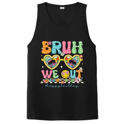 Bruh We Out Teachers Happy Last Day Graduation Sunglasses PosiCharge Competitor Tank