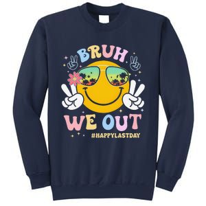 Bruh We Out Happy Last Day Of School Teacher Boy Girl Summer Sweatshirt