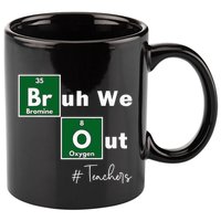 Bruh We Out Teachers Chemistry Periodic Table Element Summer 11oz C Handle Ceramic Mug